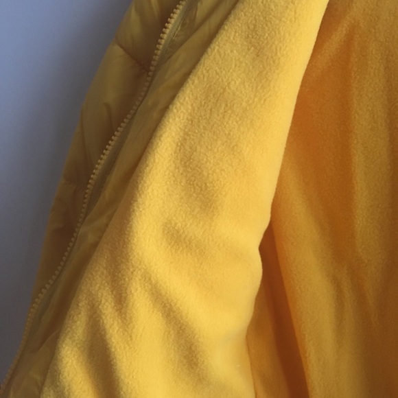 NWT Mustard Yellow Girls’ Waterproof Puffer Hooded - Picture 6 of 8